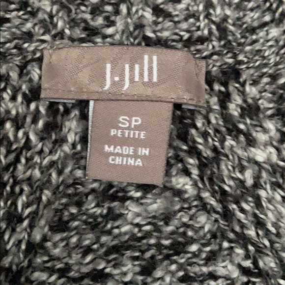 J. Jill Black and Gray Sweater Cardigan - Picture 3 of 5
